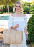 Melissa Tote Bag Natural Quilted LQ: Default