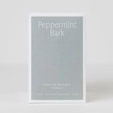 Peppermint Bark Essential Oil Beeswax Jar Candle: Non-Toxic