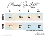 USA FLAG Mineral Graphic Sweatshirt : WHITE DOVE / M