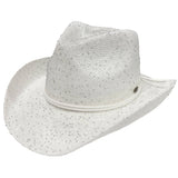 C.C Sequin Cowboy Hat: Pearl