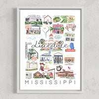 Mississippi City Prints (Unframed; Packaged Only): Bay St. Louis / 12" x 16"