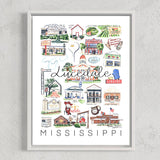 Mississippi City Prints (Unframed; Packaged Only): Pass Christian / 12" x 16"