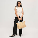 Jaxon Tote: Natural White