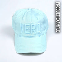 Monochrome Hats - Customizable: White Cotton