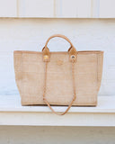 Melissa Tote Bag Natural Lattice: Default