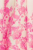 A printed woven midi dress - ID22555: IVORY PINK / Contemporary / S