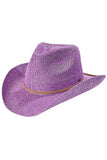C.C Sequin Cowboy Hat: Pearl