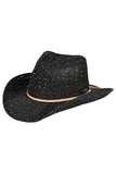 C.C Sequin Cowboy Hat: Gold