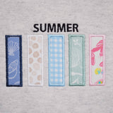Custom Beach Summer Print Appliqué Crewneck Sweatshirts: 2XL