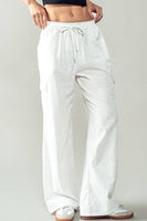 Woven Hemp Cargo Pants : TAUPE / S-2/M-2/L-2