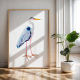 Great Blue Heron: Unframed / 11 x 14