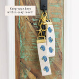 Blooming Hydrangea Keychain