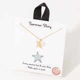Starfish Pendant Necklace: G