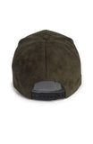 FAUX SUEDE 5 PANEL WITH BRAIDED ROPE Cap: Black