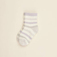 Marshmallow Bear Crew Socks: M