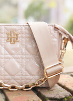 Jace Quilted Crossbody NUDE: Default