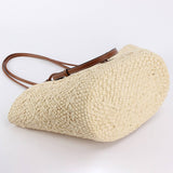 PERSONALIZED FASHIONABLE LARGE CAPACITY STRAW BAG_CWAB4707: Beige / (OS) 1