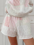 Quilted Pastel Shorts: Pastel / Large
