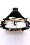 Mini PU Cellphone Cross Body Bag: White