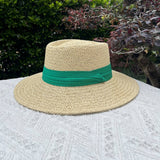 BEACH VACATION SUN FEDORA STRAW HATS FOR WOMEN_CWAH1151: KHAKIBEIGE / (OS) 1