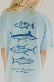 BY THE SEA | Saltwater Fish Unisex Tee: XL