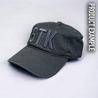 Monochrome Hats - Customizable: White Cotton