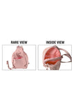 C.C Solid Crossbody Sling Bag: Rose