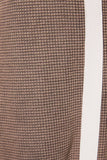 MID RISE THERMAL STRIPE PANTS: DUSTY BLUE / M