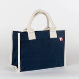 Eco Friendly Village Canvas Tote Customizable: Navy