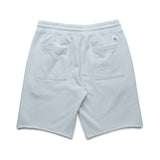 GOODS Sailor drawstring raw hem French Terry short: Baby blue / Xlarge