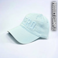 Monochrome Hats - Customizable: White Cotton