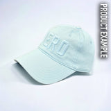 Monochrome Hats - Customizable: White Cotton