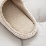 Unisex Quiet Slippers – Lightweight for Home & Travel: Tan / M ( 7.5-8 Women)