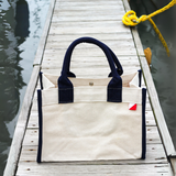 Eco Friendly Village Canvas Tote Customizable: Natural