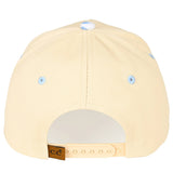 C.C SALTY Letter Embroidered on Two Tone Trucker Hat: Blue