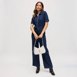 Judith Shoulder Bag: Oatmilk