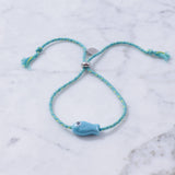 Sailor String Good Luck Fish Bracelet Trending : Navy Fish/Twilight String