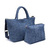 Ambrosia Medium - Denim Tote: Denim