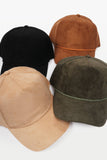 FAUX SUEDE 5 PANEL WITH BRAIDED ROPE Cap: Olive