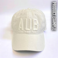 Monochrome Hats - Customizable: White Cotton