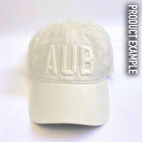 Monochrome Hats - Customizable: White Cotton