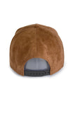 FAUX SUEDE 5 PANEL WITH BRAIDED ROPE Cap: Beige