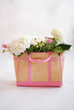 Spencer- Raffia Tote Bag- WS: Navy