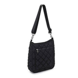Fia - Quilted Puffer Crossbody: Natural