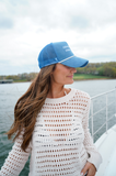 Coastal Cowgirl - Blue Corduroy Trucker Hat