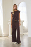 Soft Modal Sleeveless Muscle Top: Taupe / XS