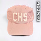 Monochrome Hats - Customizable: White Cotton
