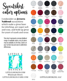 Custom Beach Summer Print Appliqué Crewneck Sweatshirts: M