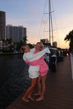 Quilted Pastel Hoodie: Pastel / Medium