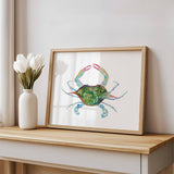 Blue Crab No. 1: Unframed / 11 x 14